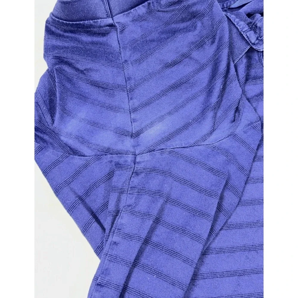 Polo Golf Ralph Lauren Polo Shirt Mens XL Blue Stripe Cotton WeaverRidge Golf
